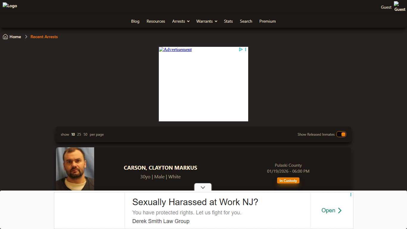 Nebraska, Iowa & Arkansas Arrest Records & Mugshots - 53,838 Records | LockedUp.wtf